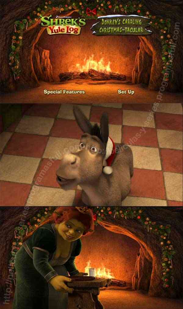 "Donkeys Christmas Shrektacular DVD"