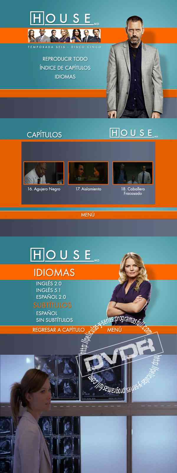 "House Season 6 DVD 5 Latino"