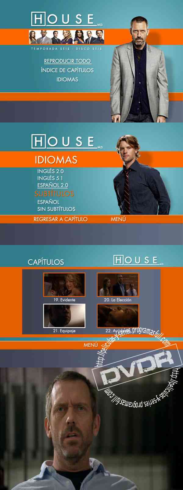 "House Season 6 DVD 6 Latino"