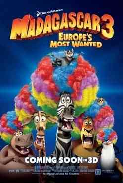 Madagascar 3 DVD