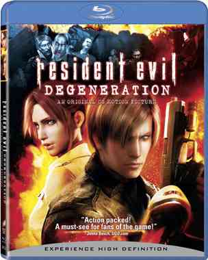 "Resident Evil Degeneration Blu-ray"