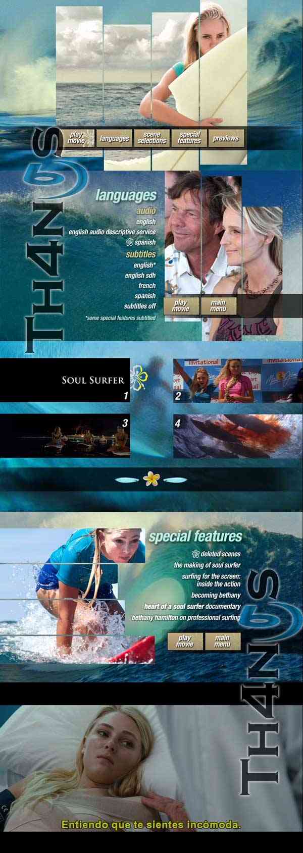"Soul Surfer DVD Latino"