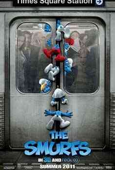 "the smurfs poster"