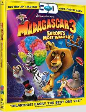 "Madagascar 3 Blu-Ray"